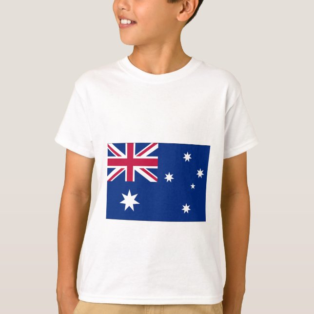 Australiska flagga tee shirt (Framsida)