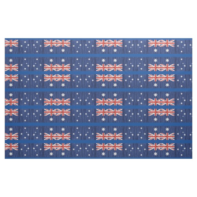 australiska flaggor mönster Thunder_Cove Tyg (Fat Quarter)