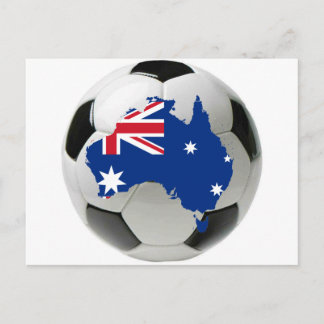 Australiska fotbollsspelare vykort