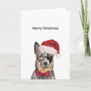 Australiska Hund, blåHeeler-julkort Kort