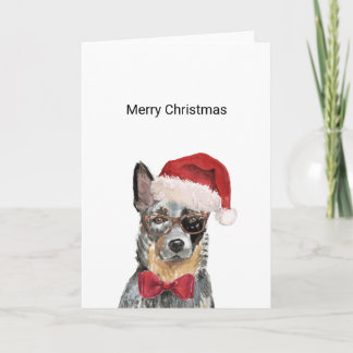 Australiska Hund, blåHeeler-julkort Kort
