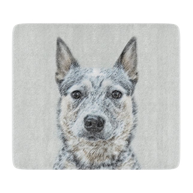 Australiska Hund Cattle Painting - Cute Original A (Framsidan)
