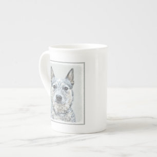 Australiska Hund Cattle Painting - Cute Original A Benporslin Mugg