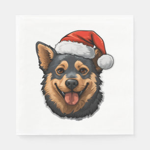 Australiska Hund juldesign Pappersservett