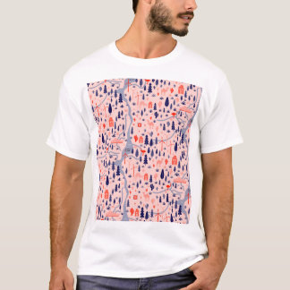 Australiska ikoner, sömlös dekorativ mönster. t shirt