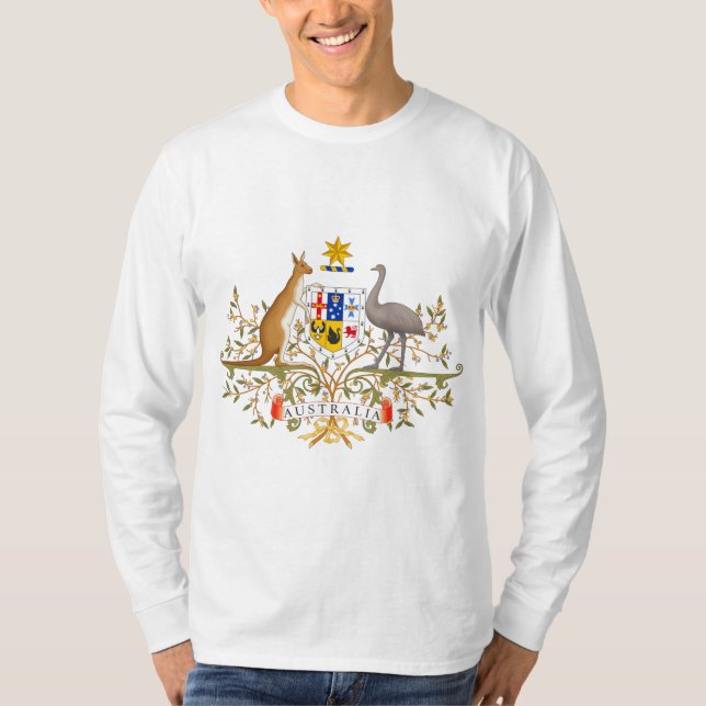 Australiska Jacka av Arm T Shirt (Framsida)