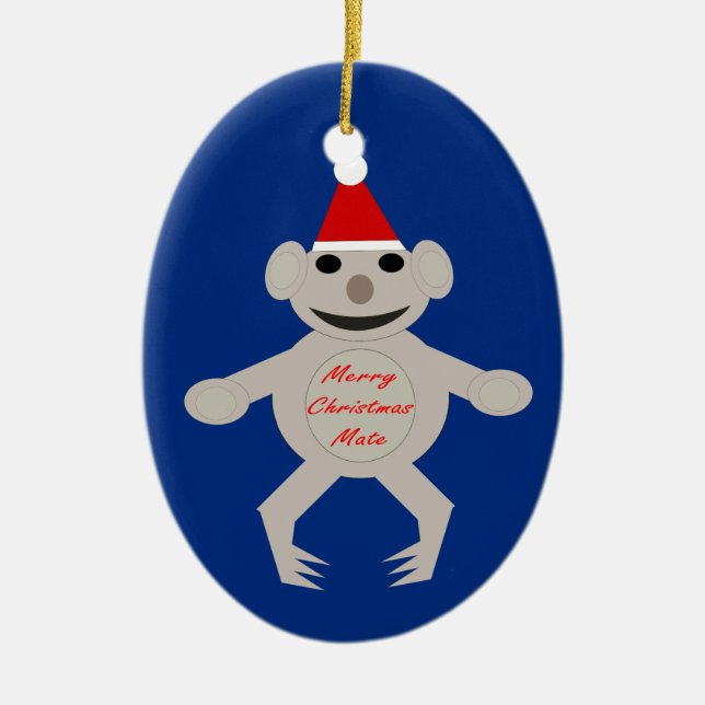 Australiska jul Koala Bear Ornament (Framsidan)