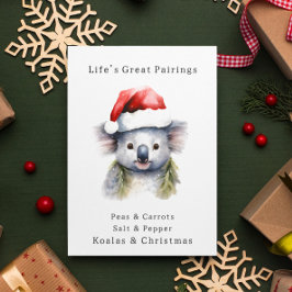 Australiska jul Koala Kort