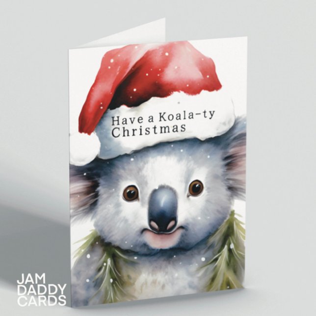 Australiska jul Koala Kort (Skapare uppladdad)