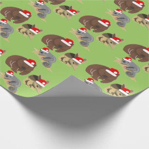 Australiska julen Baby djur Presentpapper
