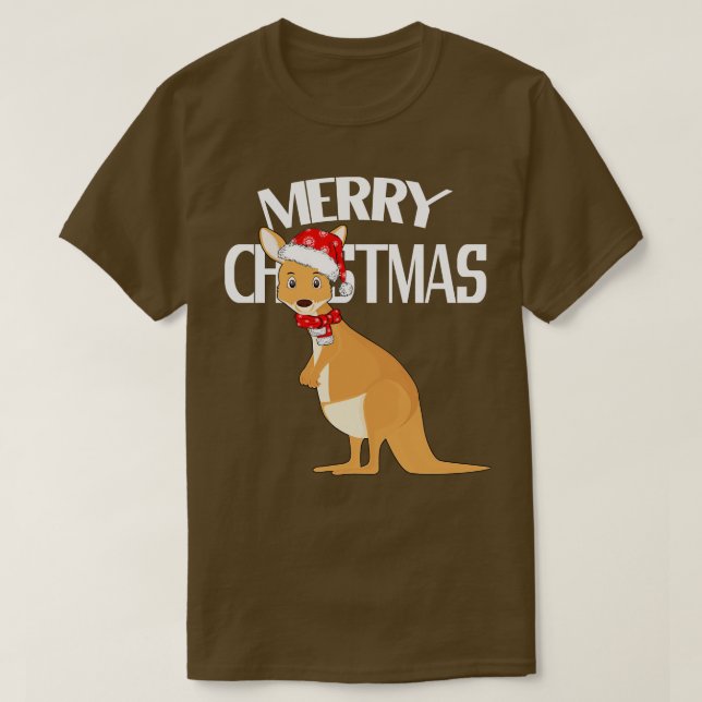 Australiska julen Kangaroo T Shirt (Design framsida)