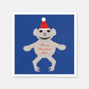 Australiska julen Koala Bear Pappra Napkins Pappersservett