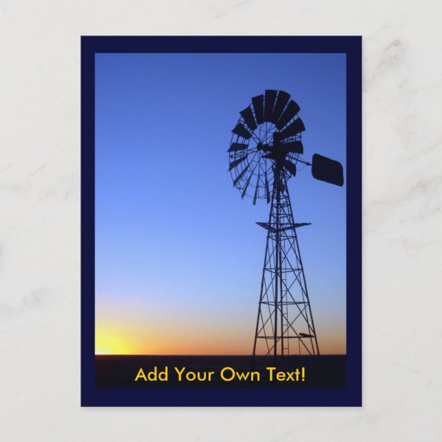 Australiska Kvarn Vykort (Framsida)