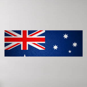Australiska läder, flagga poster