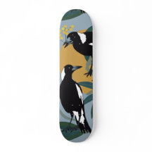 Australiska Magpies Skateboard