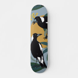Australiska Magpies Skateboard