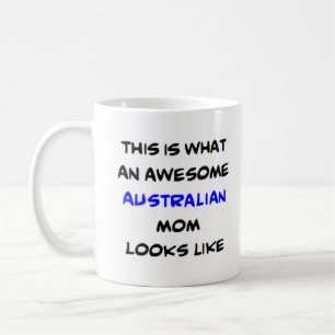 australiska mamma, fantastisk kaffemugg