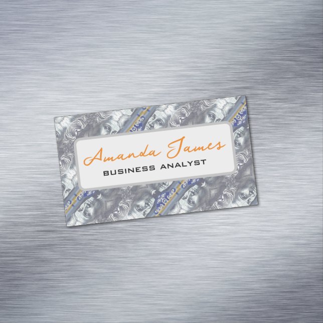 Australiska pengar mönster magnetiska visitkort (In Situ)