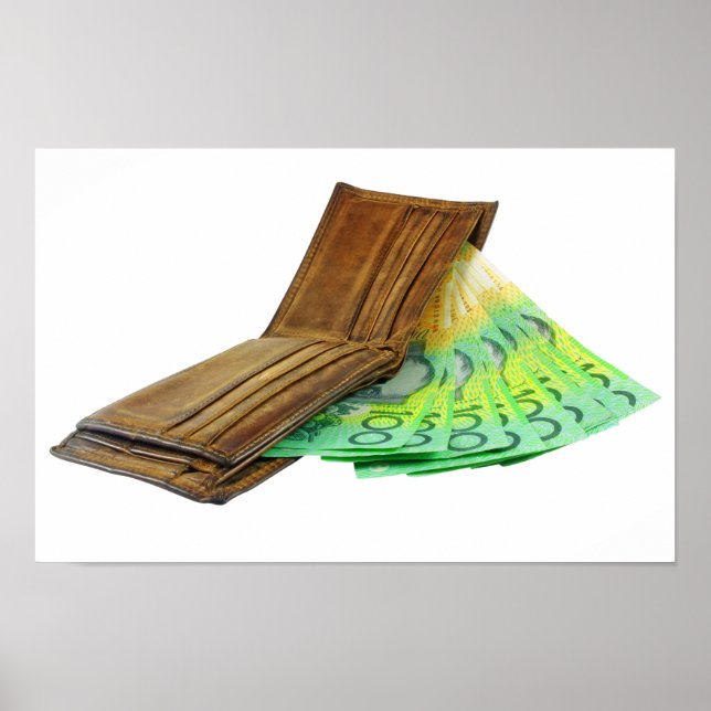 Australiska pengar poster (Framsidan)