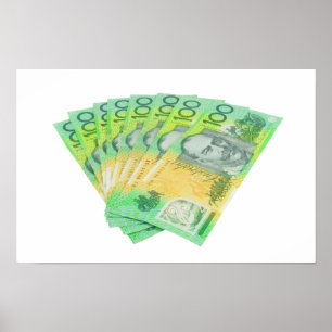 Australiska pengar poster
