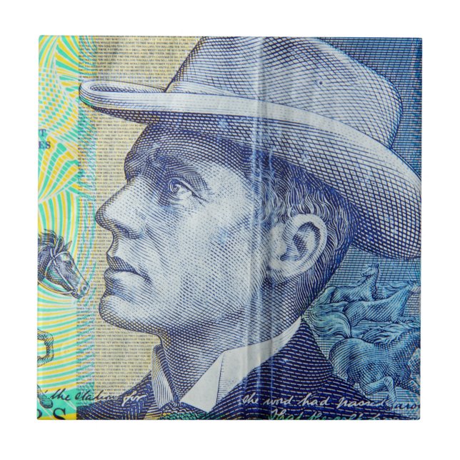Australiska penningdollar kakelplatta (Framsidan)