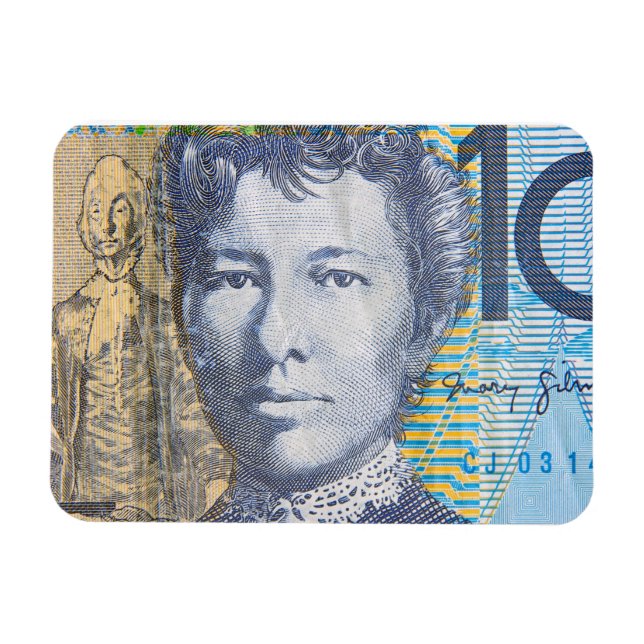 Australiska penningdollar magnet (Horisontell)