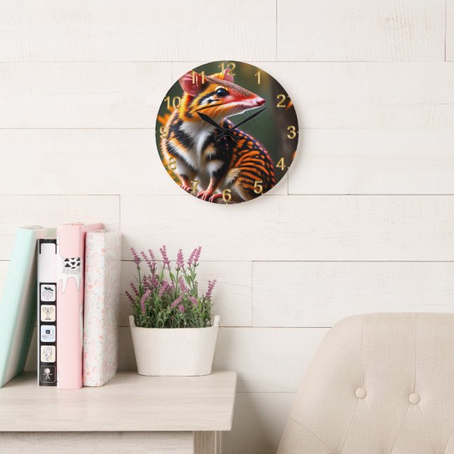 Australiska Quoll, Wall Clock Stor Klocka (Läsesal)