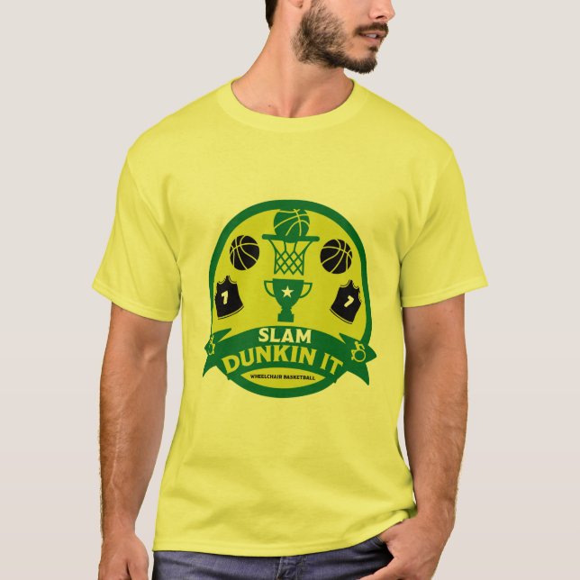 Australiska rullstolsboxerspelare t shirt (Framsida)