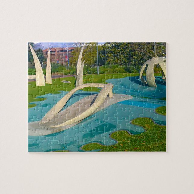 Australiska skulpturer pussel (Horisontell)