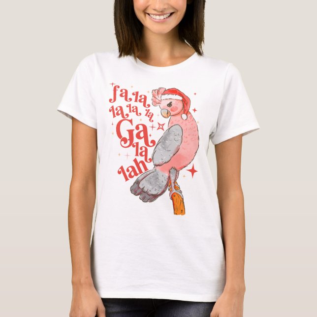 Australiska udda julen Helgdagar Cute Galah T Shirt (Framsida)