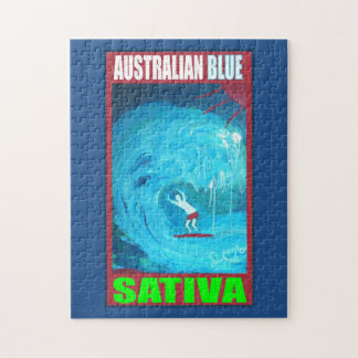 AUSTRALISKT BLÅTT SATIVA PUSSEL