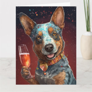 Australiskt boskapskort - nytt år kort