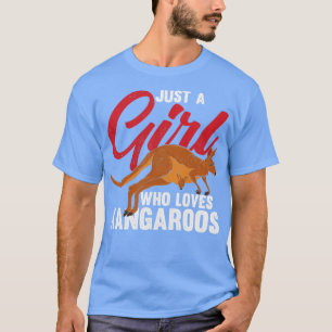 Australiskt djur, bara en flicka som Kärlek Kangar T Shirt