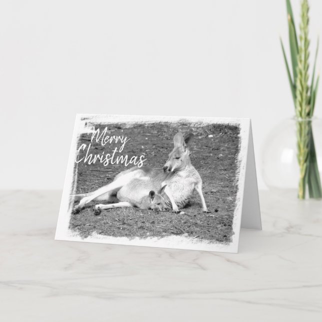 Australiskt julhälsningskort kort (Framsida)