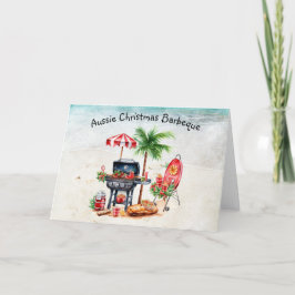 Australiskt julklapp för påsatt Helgdag Helgkort