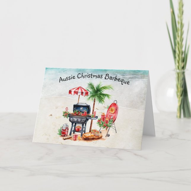 Australiskt julklapp för påsatt Helgdag Helgkort (Framsida)