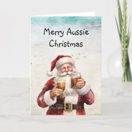 Australiskt julkort för Jultomten Helgkort