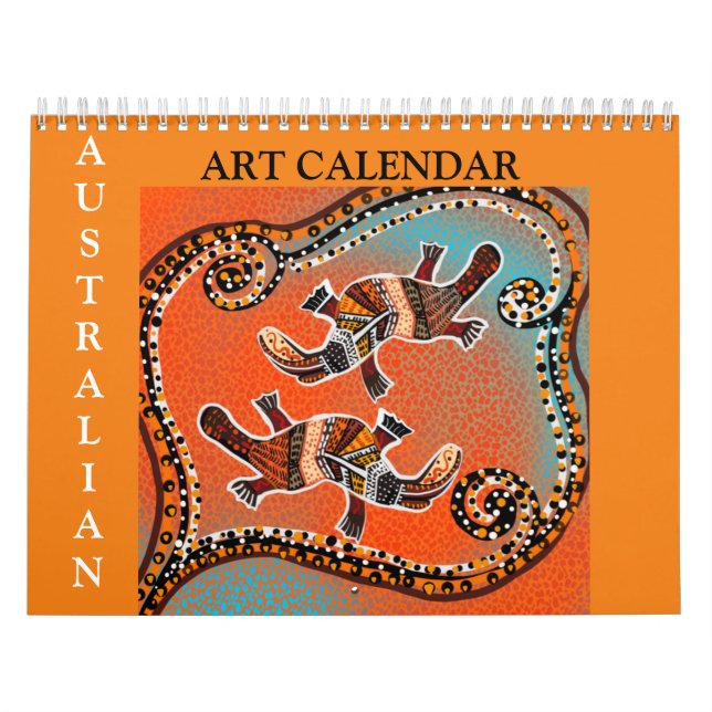 AUSTRALISKT KONSTKALENDER KALENDER (Omslag)