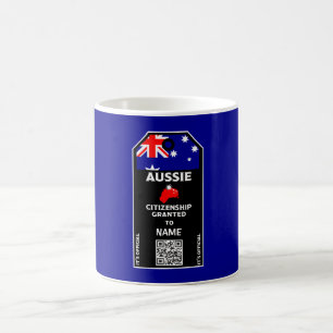 Australiskt medborgarskap Party Grattisar Kaffemugg