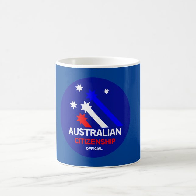 Australiskt medborgarskapsgåft kaffemugg (Center)