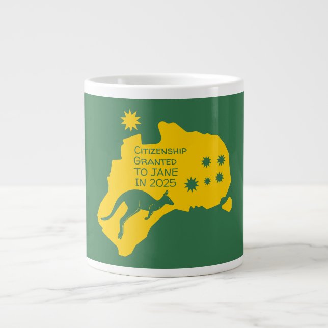 Australiskt medborgarskapsgåft | Medborgarskap i s Jumbo Mugg (Framsidan)
