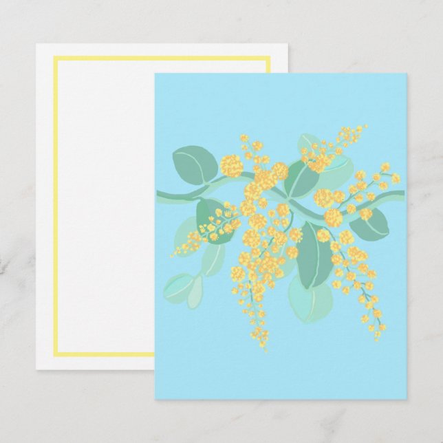 Australiskt visitkort OSA kort (Fram/baksida)