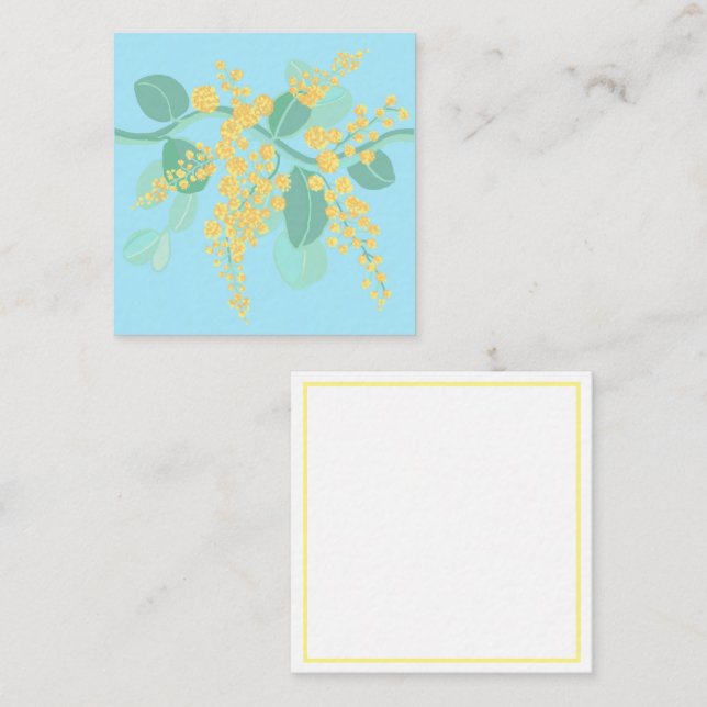 Australiskt visitkort tilläggskort (Fram/baksida)