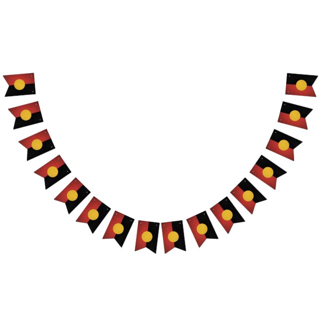 Australska aboriginer vimplar (Alla)