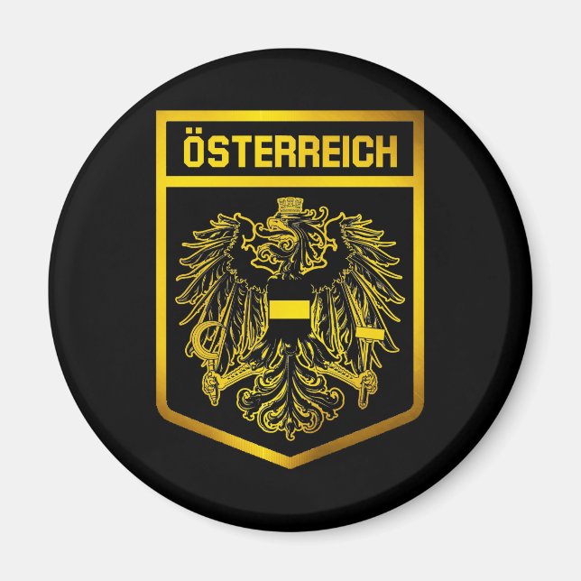 Austria Emblem Magnet (Framsidan)