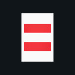 Austria Flagga Emblem Canvastryck<br><div class="desc">Österrikes Patriotic Home Gift Design. Land Sign Souvenir. Nationell Politik-markering finns. Presentation av hemlandssymbol.</div>