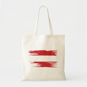 Austria Flagga Push Art Tygkasse