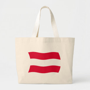Austria Flagga Tote Bag Jumbo Tygkasse