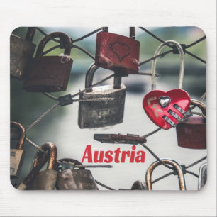 Austria Kärlek Locks Bridge Salzburg Musmatta