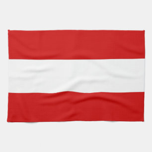 austria land flagga towel kökshandduk